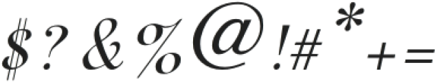 Lucinda Italic otf (400) Font OTHER CHARS