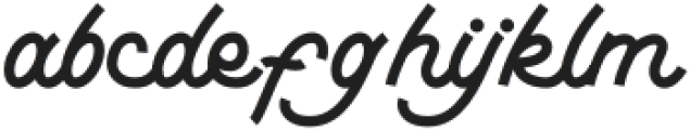 LuckhigRudhar-Regular otf (400) Font LOWERCASE