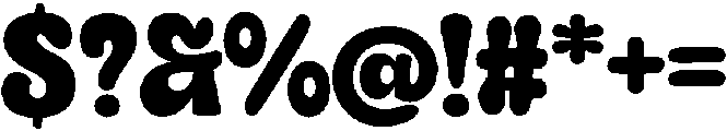 Lucky Chunks otf (400) Font OTHER CHARS