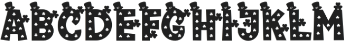 Lucky Clover Regular otf (400) Font UPPERCASE