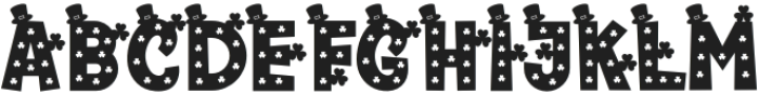 Lucky Clover Regular otf (400) Font LOWERCASE