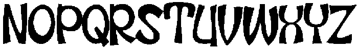 Lucky Puck Grocery Stick otf (400) Font LOWERCASE