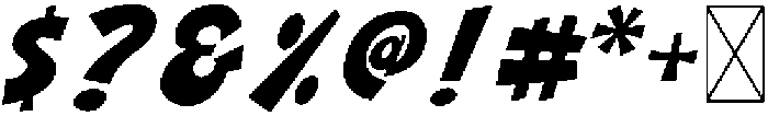 Lucky Puck Italic otf (400) Font OTHER CHARS