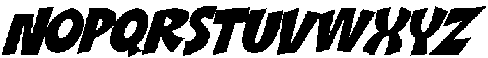 Lucky Puck Italic otf (400) Font UPPERCASE