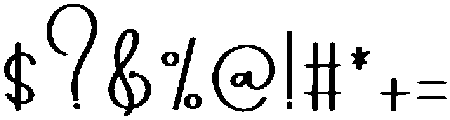 Lucky Regular otf (400) Font OTHER CHARS