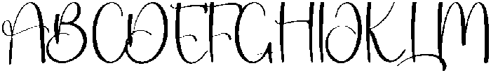 Lucky Regular otf (400) Font UPPERCASE