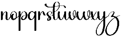 Lucky Regular otf (400) Font LOWERCASE
