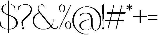 Lucky Regular otf (400) Font OTHER CHARS