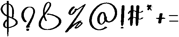Lucky Regular otf (400) Font OTHER CHARS