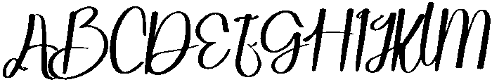 Lucky Regular otf (400) Font UPPERCASE