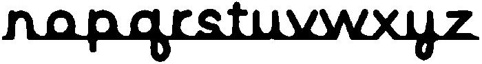 Lucky Stop Regular otf (400) Font LOWERCASE