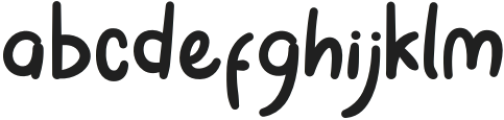 LuckyYou-Regular otf (400) Font LOWERCASE