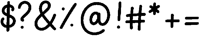 Luckydip Regular otf (400) Font OTHER CHARS