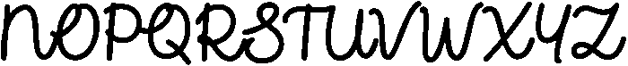 Luckydip Regular otf (400) Font UPPERCASE