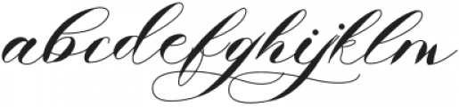 Lucylove Regular otf (400) Font LOWERCASE