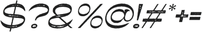 Ludowise Stamp Italic otf (400) Font OTHER CHARS