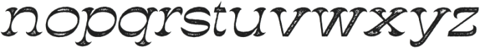 Ludowise Stamp Italic otf (400) Font LOWERCASE