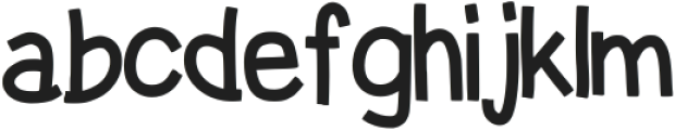 Luffei Regular otf (400) Font LOWERCASE