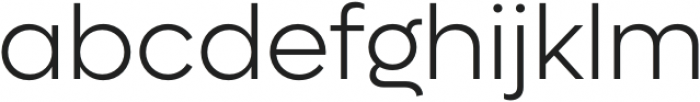 Lufga Light otf (300) Font LOWERCASE