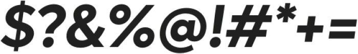 Lufga SemiBold Italic otf (600) Font OTHER CHARS