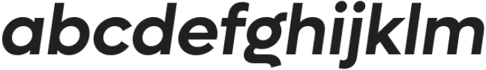 Lufga SemiBold Italic otf (600) Font LOWERCASE