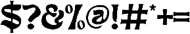 Lufige-Regular otf (400) Font OTHER CHARS