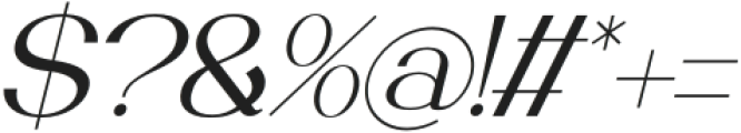Lugielle Italic otf (400) Font OTHER CHARS