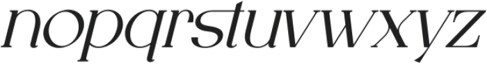 Lugielle Italic otf (400) Font LOWERCASE