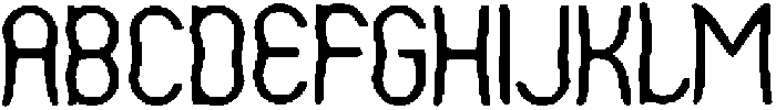 Lujaga ttf (400) Font UPPERCASE
