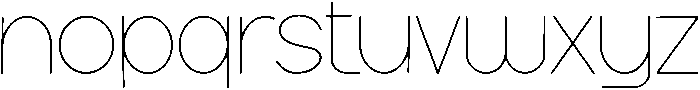 Lullaby Regular otf (400) Font LOWERCASE