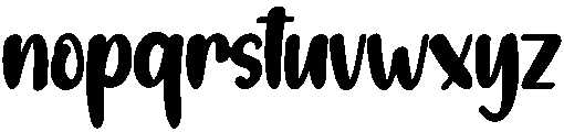 Lullaby Regular otf (400) Font LOWERCASE