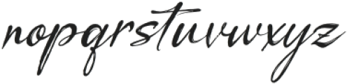 Lullaby Story Italic otf (400) Font LOWERCASE