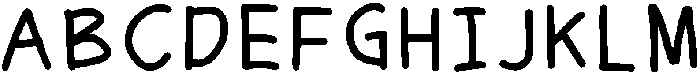 Lulu Regular otf (400) Font UPPERCASE