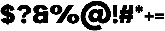 Luma Prime Black otf (900) Font OTHER CHARS