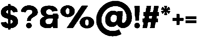 Luma Prime ExtraBold otf (700) Font OTHER CHARS
