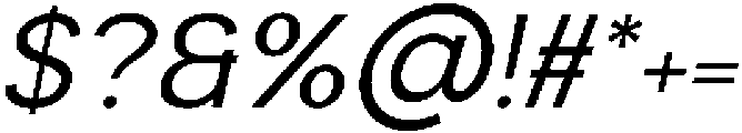 Luma Prime Slant otf (400) Font OTHER CHARS