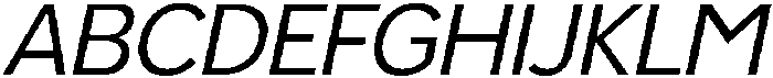 Luma Prime Slant otf (400) Font UPPERCASE