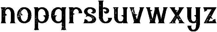 Lumberjack Aged otf (400) Font LOWERCASE