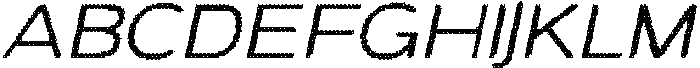 Lumend Rounded Disco Italic otf (400) Font UPPERCASE