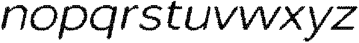 Lumend Rounded Disco Italic otf (400) Font LOWERCASE