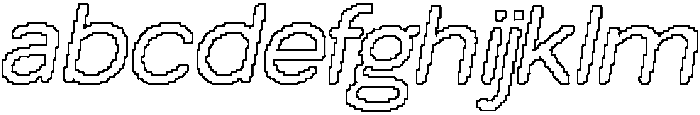 Lumend Rounded Pixel Outline otf (400) FONT