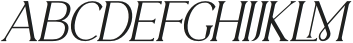 Lumerita Italic otf (400) Font UPPERCASE