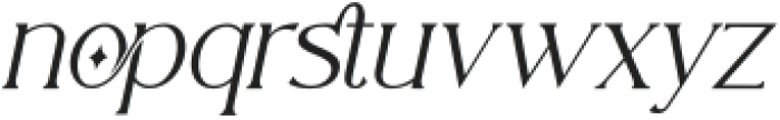 Lumerita Italic otf (400) Font LOWERCASE