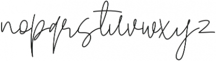 Lumiera Handwriting Regular otf (400) Font LOWERCASE