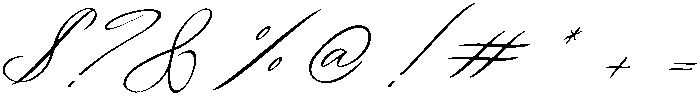 Lumina Regular otf (400) Font OTHER CHARS