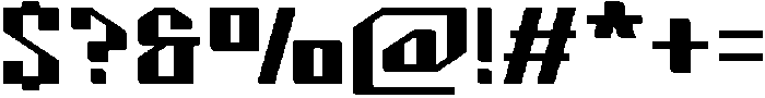 Luminar Black otf (900) Font OTHER CHARS