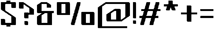 Luminar Bold otf (700) Font OTHER CHARS
