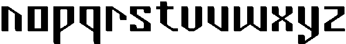 Luminar Bold otf (700) Font LOWERCASE