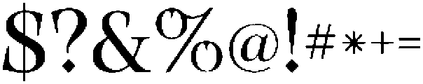 Luminara Regular otf (400) Font OTHER CHARS