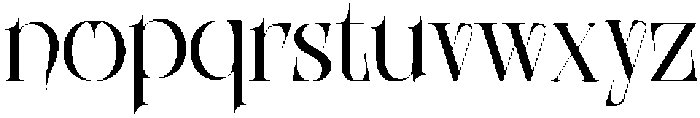 Luminara Regular otf (400) Font LOWERCASE